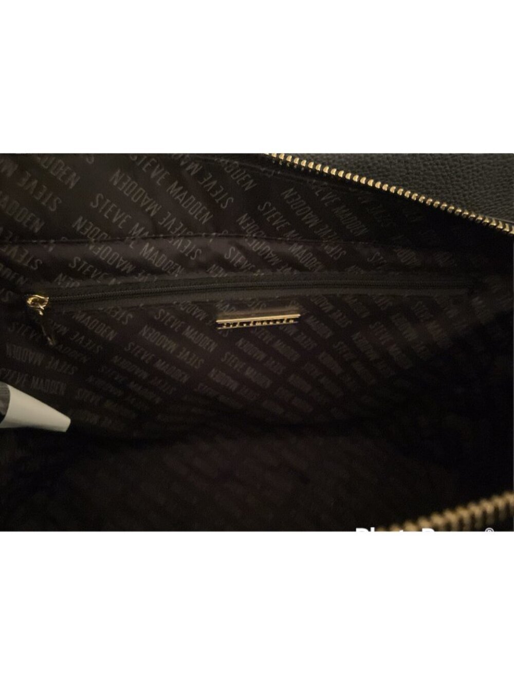 Steve Madden Satchel Crossbody Bwellie Handbag With Floral Scarf Black - Picture 8 of 16